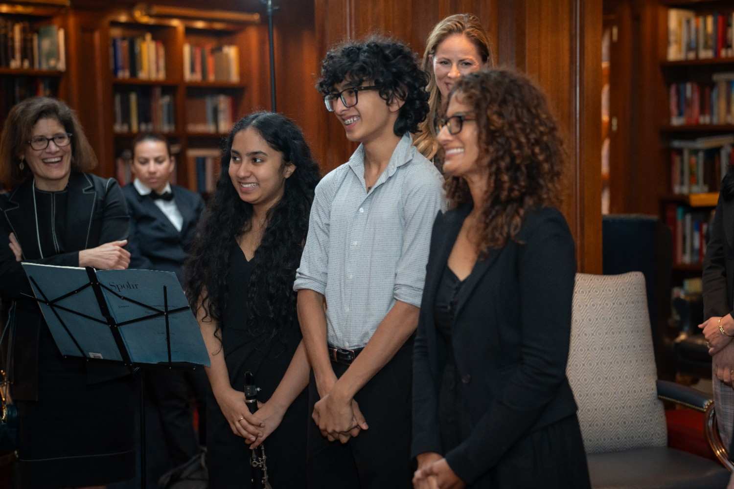 Bianca and Joshua at Princeton Club promoting Harmony 4 All