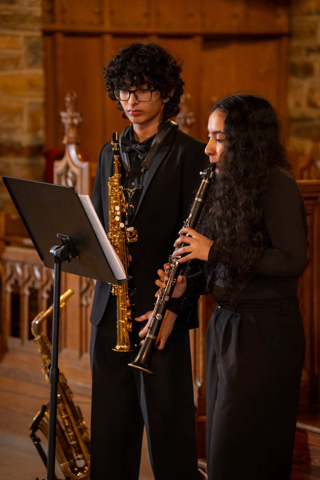 Bianca & Joshua Performing at a Community Concert
