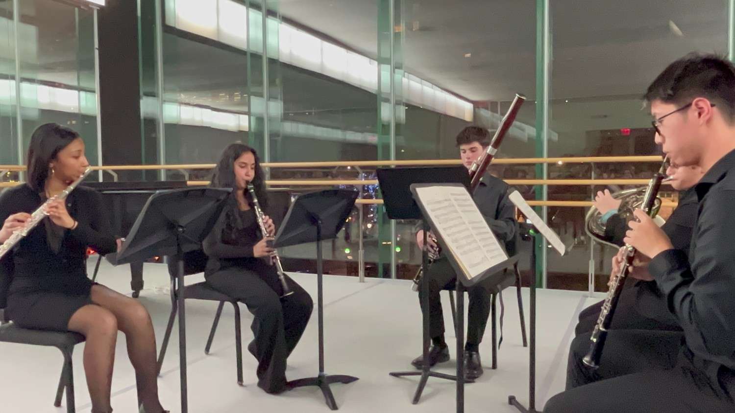Bianca's Wind Quintet performance at Juilliard