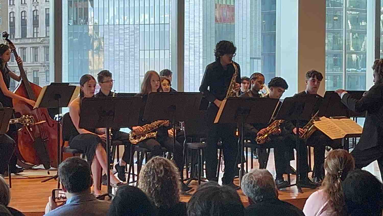 Joshua Performing with The Jazz at Lincoln Center Youth Orchestra