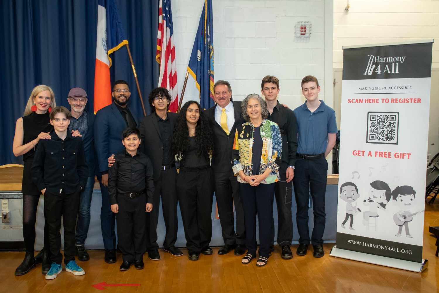 Volunteer Musicians at Harmony 4 All Concert